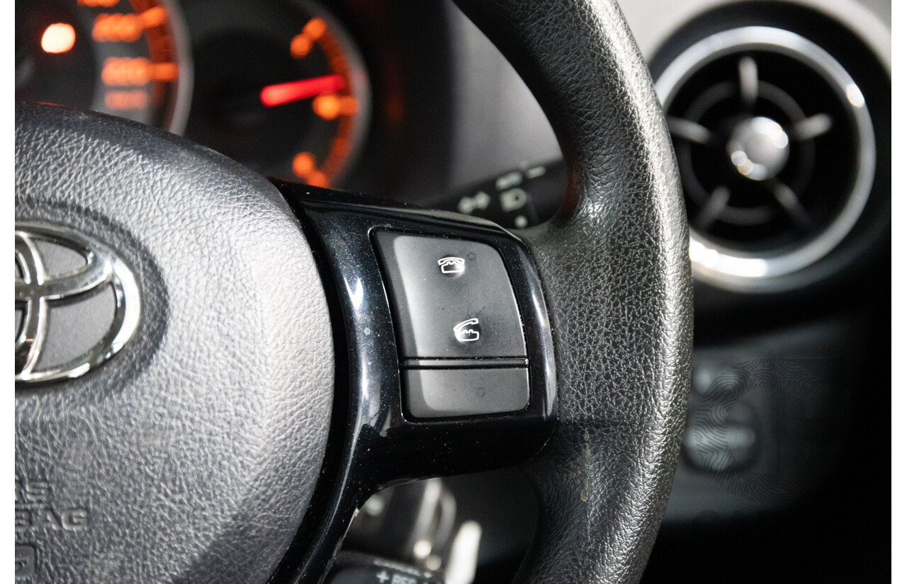 07/2019 Toyota Yaris Ascent (FWD) NCP130R MY18 5d Hatchback Magnetic Grey Metallic 1.3L