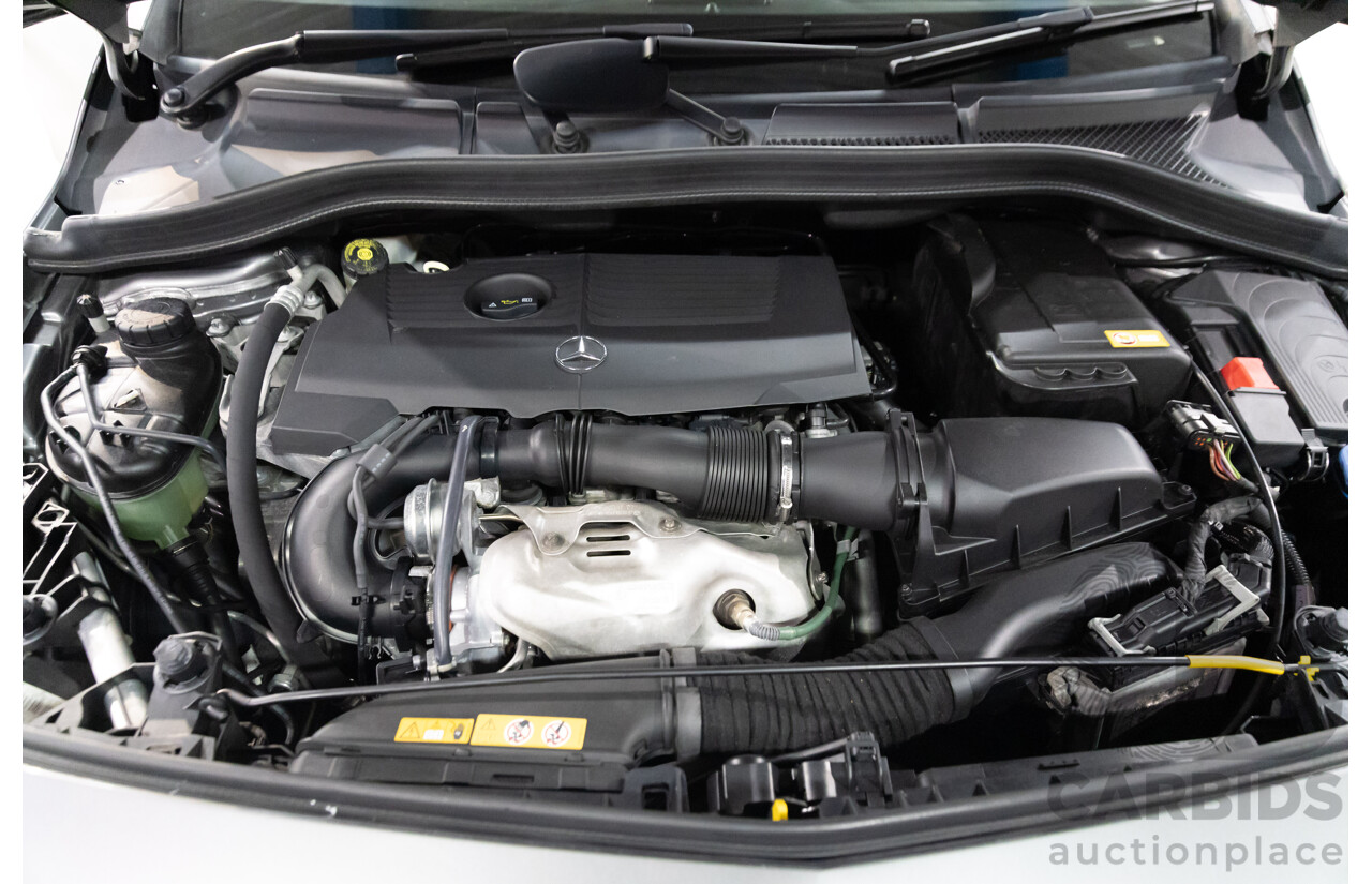 6/2014 Mercedes-Benz B200 246 MY14 5d Hatchback Mountain Grey Metallic Turbo 1.6L