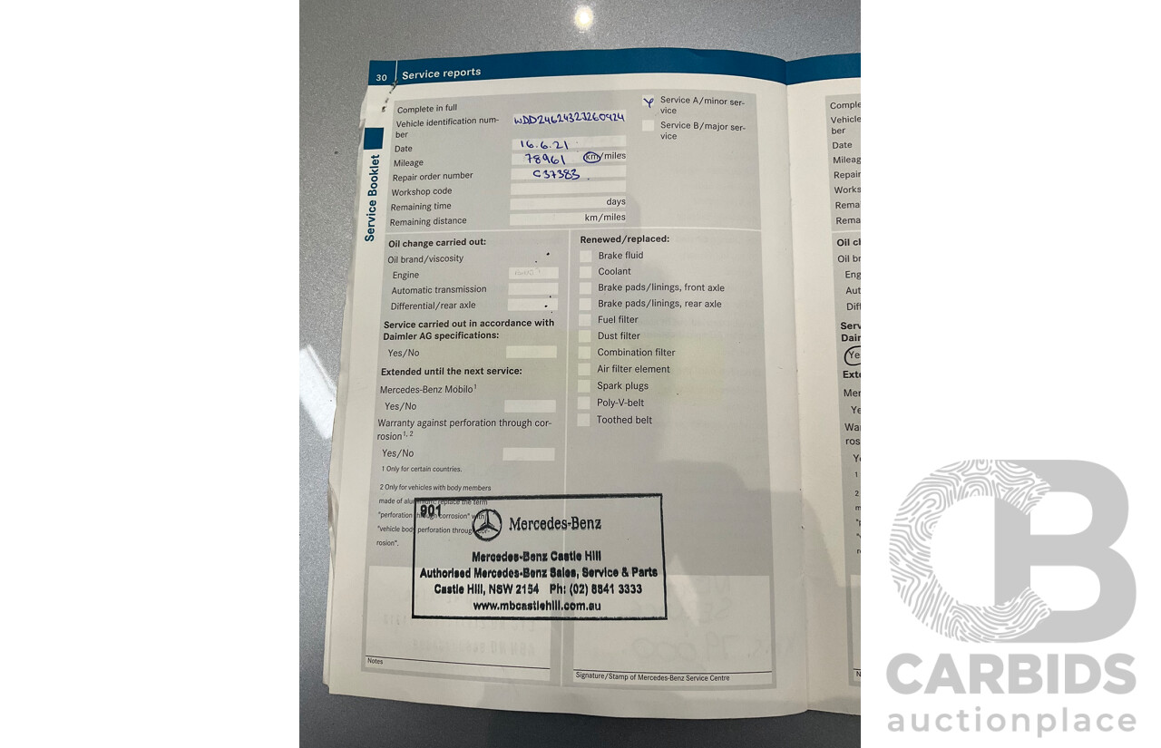 6/2014 Mercedes-Benz B200 246 MY14 5d Hatchback Mountain Grey Metallic Turbo 1.6L