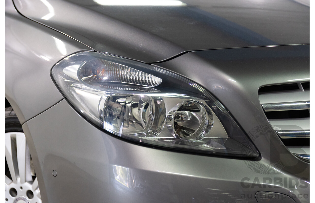 6/2014 Mercedes-Benz B200 246 MY14 5d Hatchback Mountain Grey Metallic Turbo 1.6L