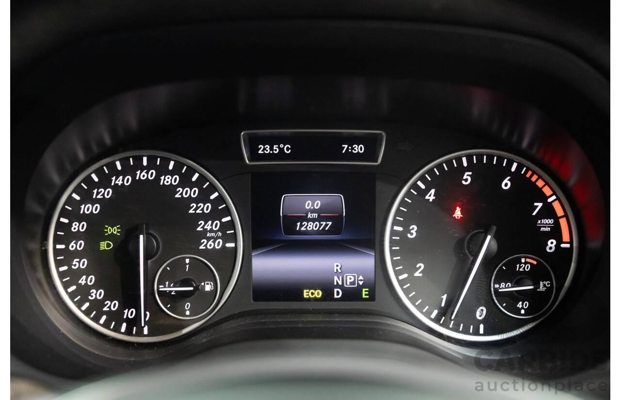 6/2014 Mercedes-Benz B200 246 MY14 5d Hatchback Mountain Grey Metallic Turbo 1.6L