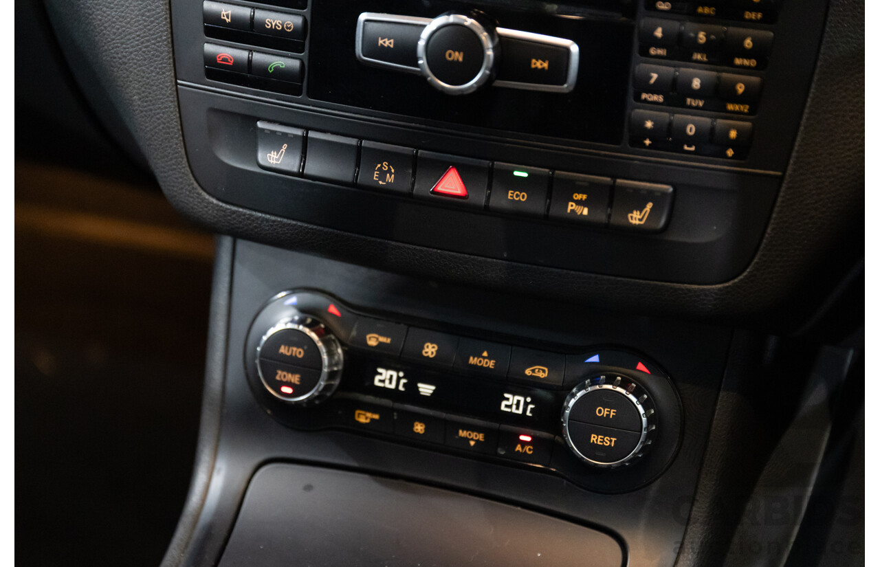 6/2014 Mercedes-Benz B200 246 MY14 5d Hatchback Mountain Grey Metallic Turbo 1.6L