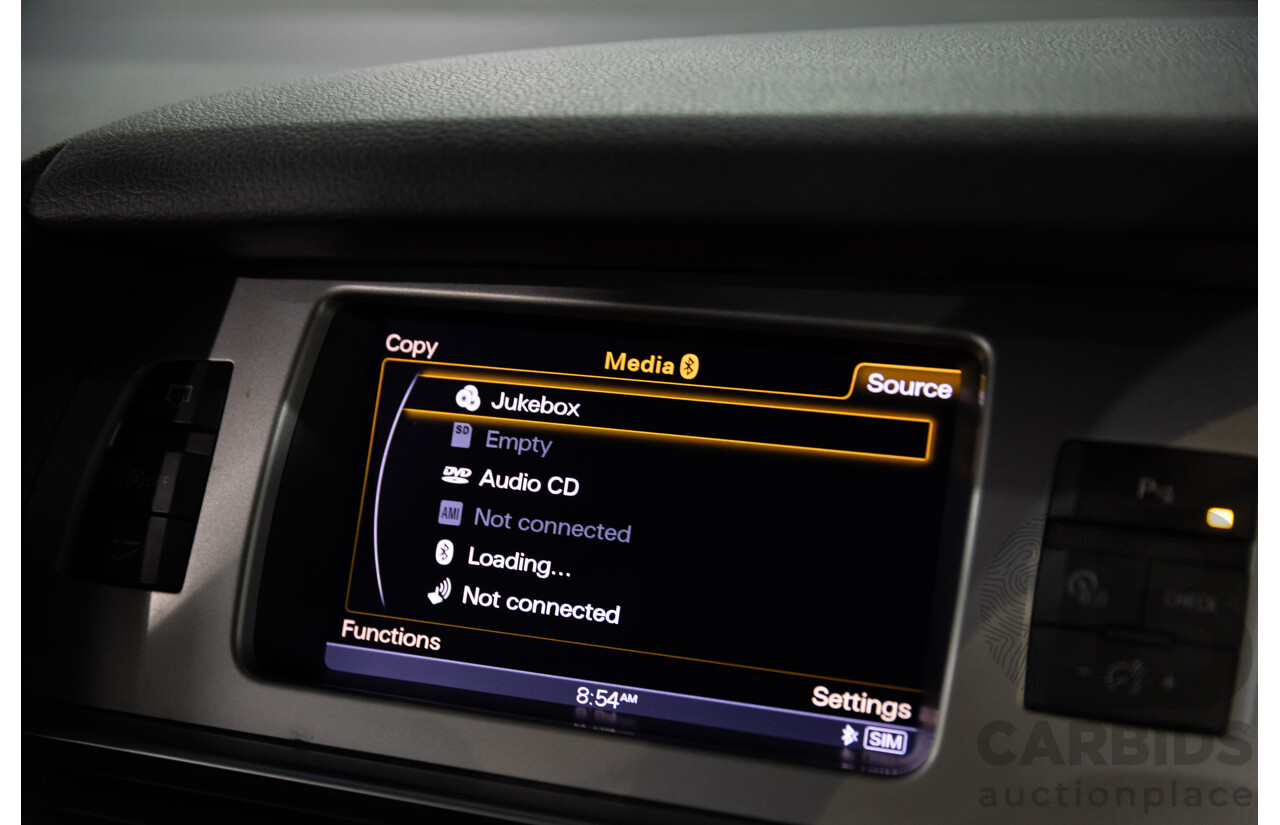 2/2014 Audi Q7 3.0 TDI S-Line Quattro MY14 4d Wagon Floret Silver Metallic Turbo Diesel V6 3.0L - 7 Seater