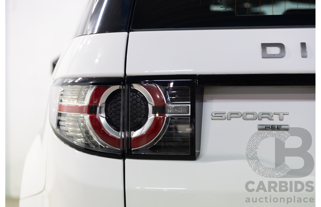 01/2018 Land Rover Discovery Sport Td4 HSE (132kW AWD) L550 MY18 4d Wagon Fuji White Turbo Diesel 2.0L - 7 Seater