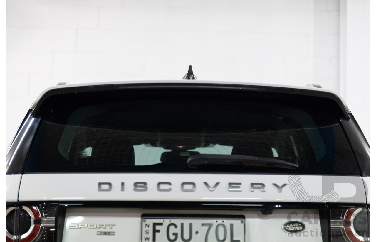 01/2018 Land Rover Discovery Sport Td4 HSE (132kW AWD) L550 MY18 4d Wagon Fuji White Turbo Diesel 2.0L - 7 Seater