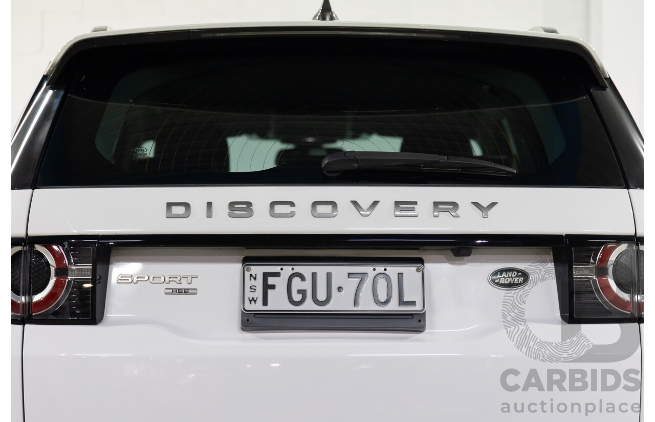 01/2018 Land Rover Discovery Sport Td4 HSE (132kW AWD) L550 MY18 4d Wagon Fuji White Turbo Diesel 2.0L - 7 Seater