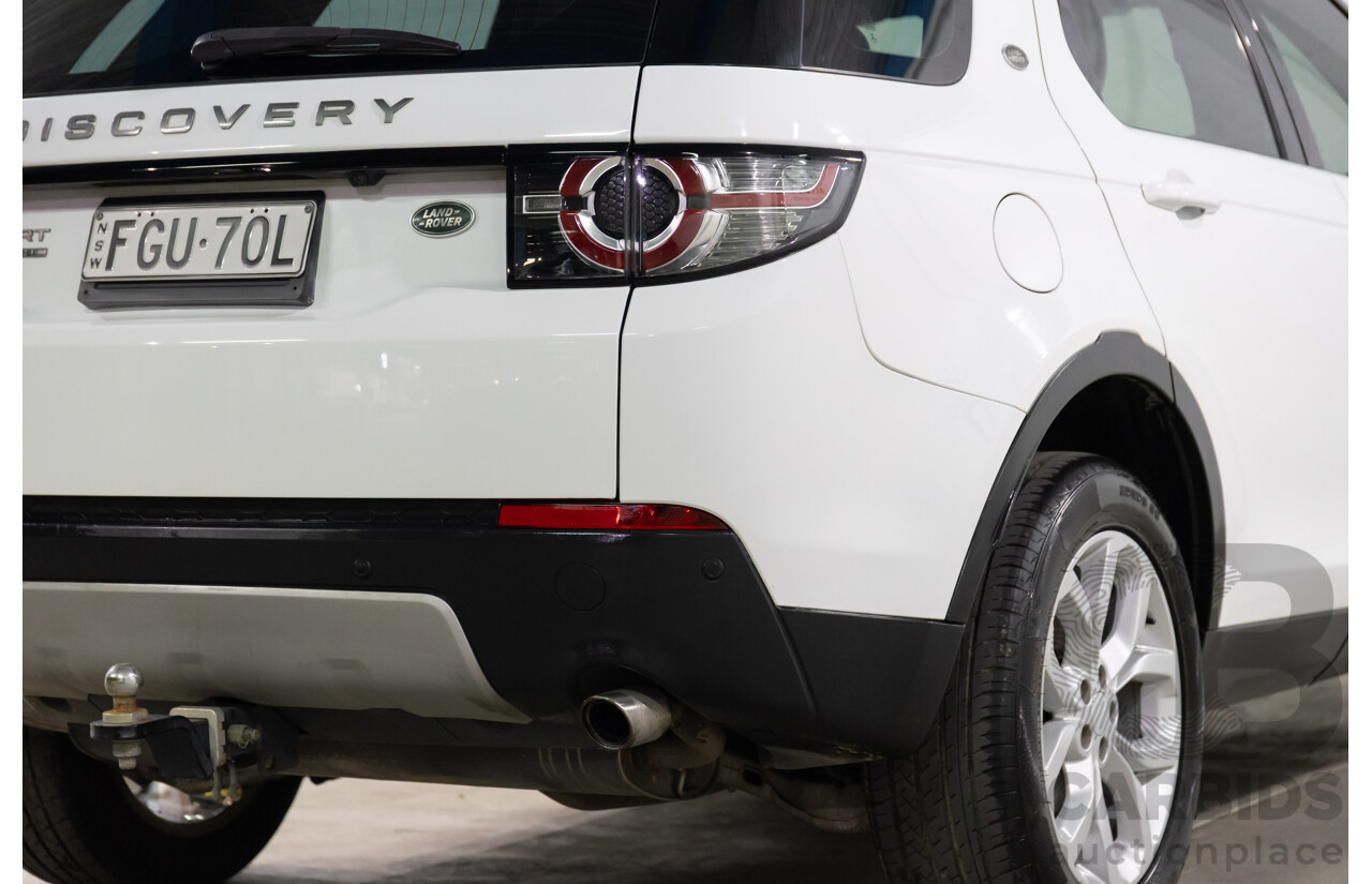01/2018 Land Rover Discovery Sport Td4 HSE (132kW AWD) L550 MY18 4d Wagon Fuji White Turbo Diesel 2.0L - 7 Seater
