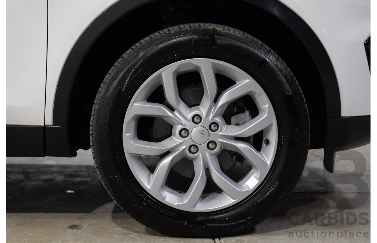 01/2018 Land Rover Discovery Sport Td4 HSE (132kW AWD) L550 MY18 4d Wagon Fuji White Turbo Diesel 2.0L - 7 Seater