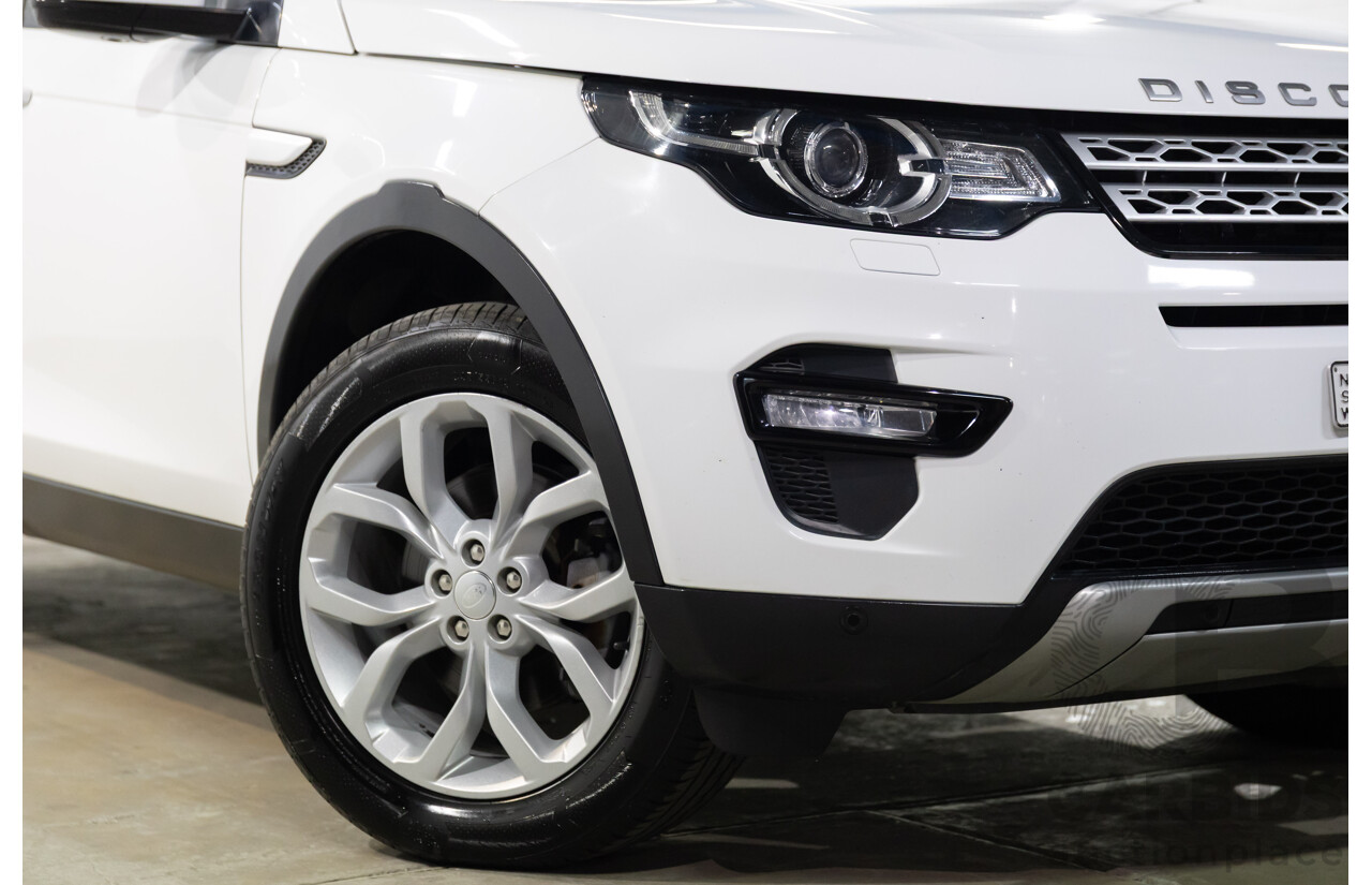 01/2018 Land Rover Discovery Sport Td4 HSE (132kW AWD) L550 MY18 4d Wagon Fuji White Turbo Diesel 2.0L - 7 Seater