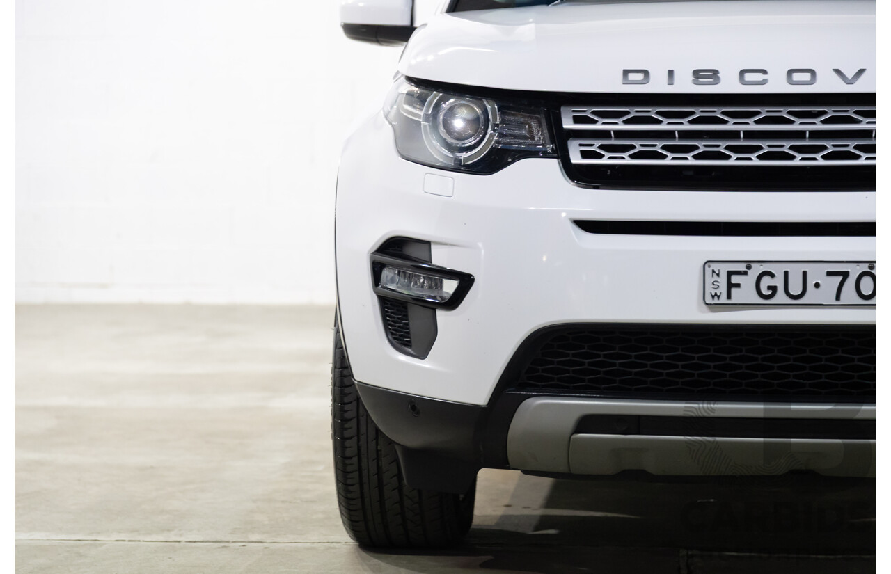 01/2018 Land Rover Discovery Sport Td4 HSE (132kW AWD) L550 MY18 4d Wagon Fuji White Turbo Diesel 2.0L - 7 Seater