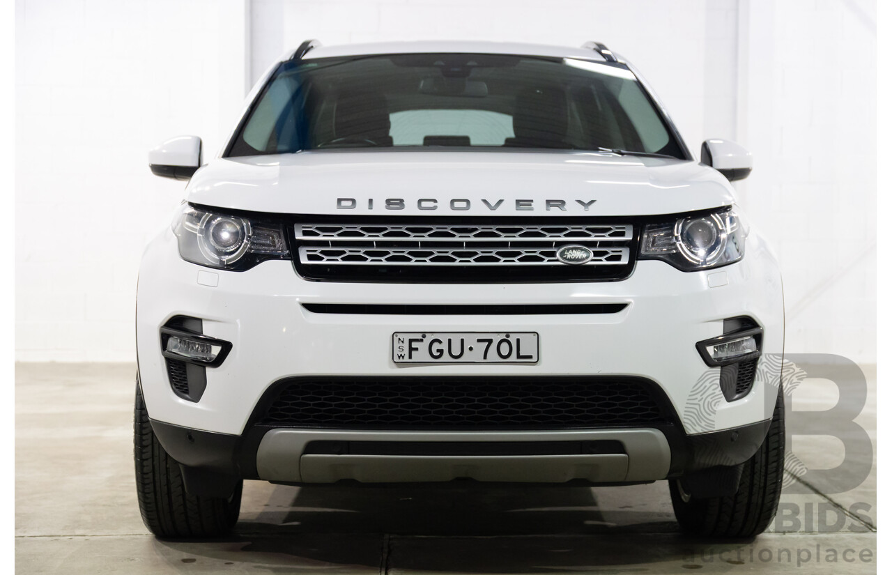 01/2018 Land Rover Discovery Sport Td4 HSE (132kW AWD) L550 MY18 4d Wagon Fuji White Turbo Diesel 2.0L - 7 Seater