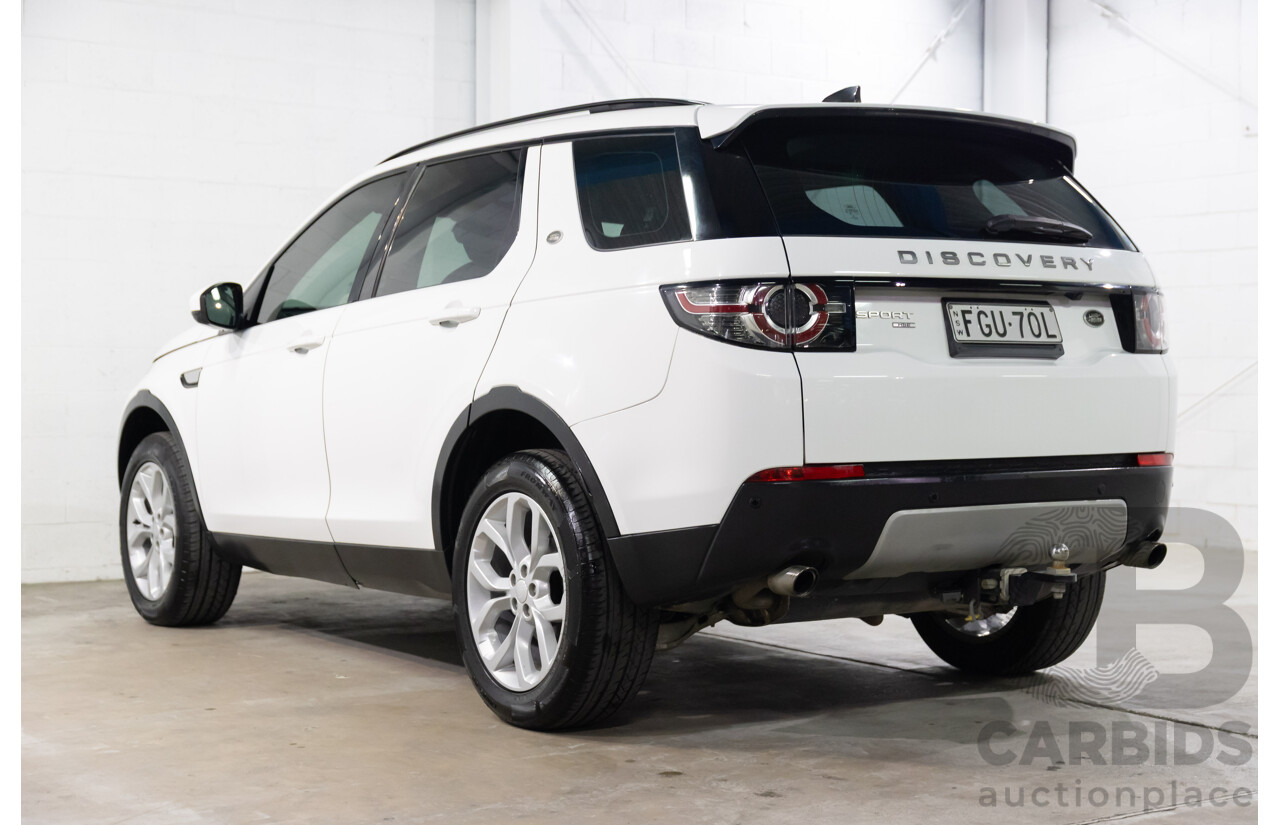 01/2018 Land Rover Discovery Sport Td4 HSE (132kW AWD) L550 MY18 4d Wagon Fuji White Turbo Diesel 2.0L - 7 Seater