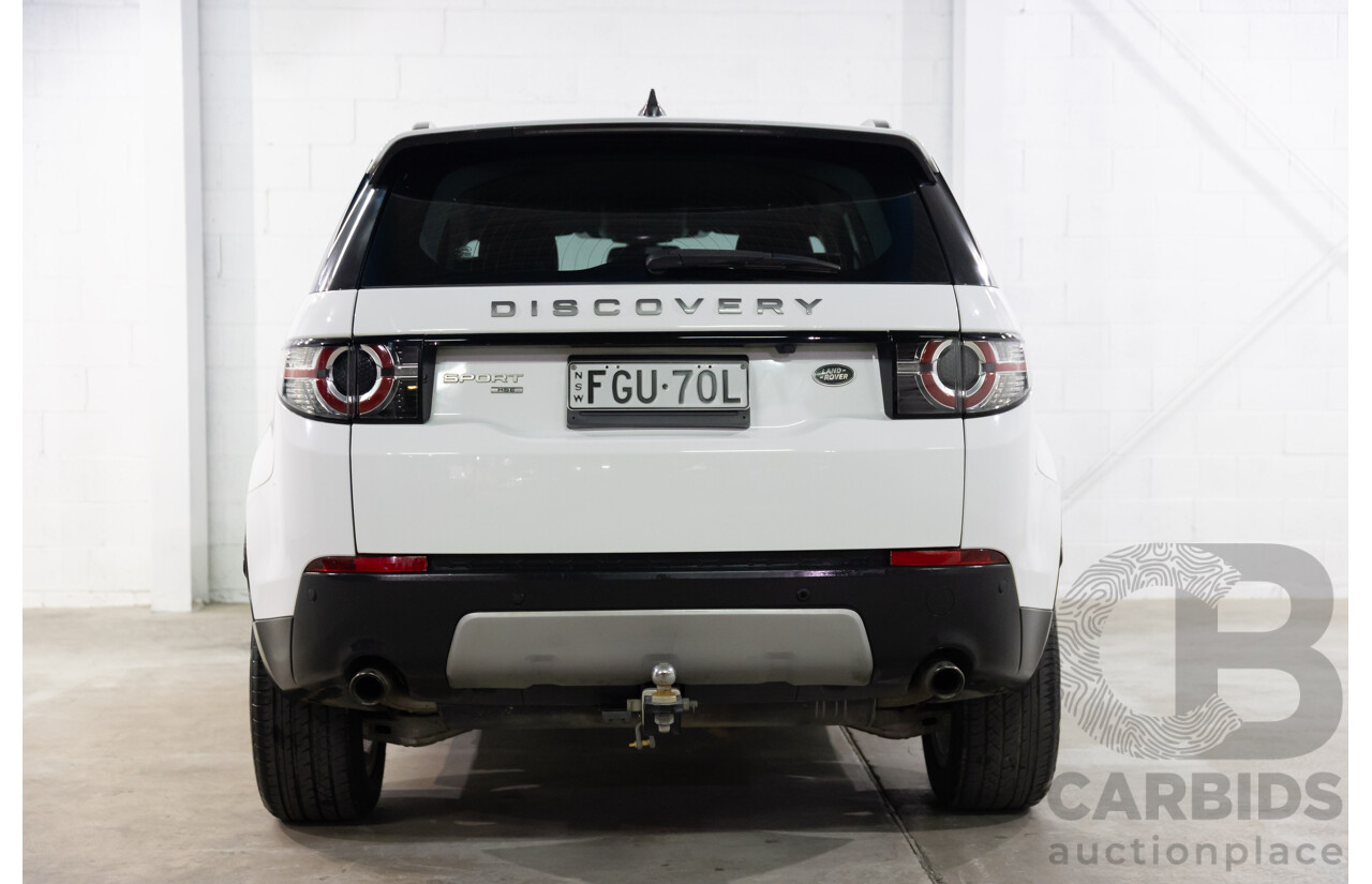 01/2018 Land Rover Discovery Sport Td4 HSE (132kW AWD) L550 MY18 4d Wagon Fuji White Turbo Diesel 2.0L - 7 Seater