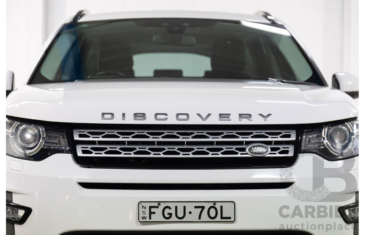 01/2018 Land Rover Discovery Sport Td4 HSE (132kW AWD) L550 MY18 4d Wagon Fuji White Turbo Diesel 2.0L - 7 Seater