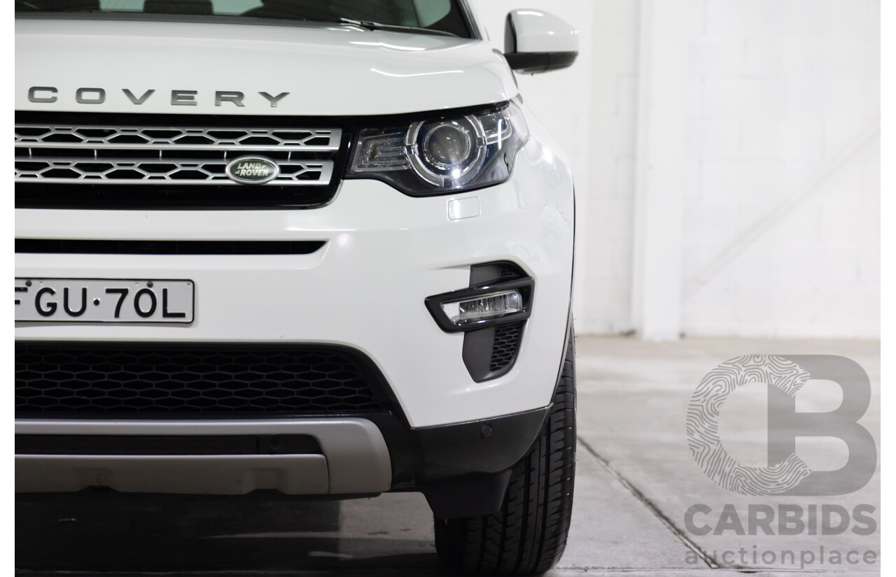 01/2018 Land Rover Discovery Sport Td4 HSE (132kW AWD) L550 MY18 4d Wagon Fuji White Turbo Diesel 2.0L - 7 Seater