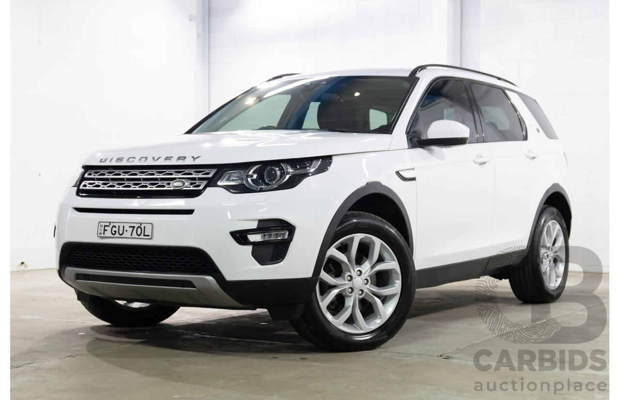 01/2018 Land Rover Discovery Sport Td4 HSE (132kW AWD) L550 MY18 4d Wagon Fuji White Turbo Diesel 2.0L - 7 Seater