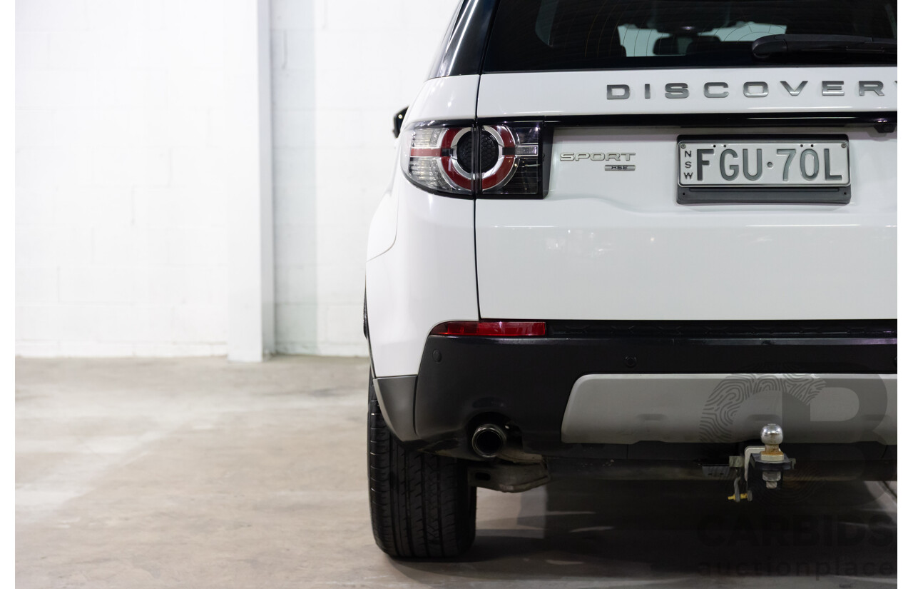 01/2018 Land Rover Discovery Sport Td4 HSE (132kW AWD) L550 MY18 4d Wagon Fuji White Turbo Diesel 2.0L - 7 Seater