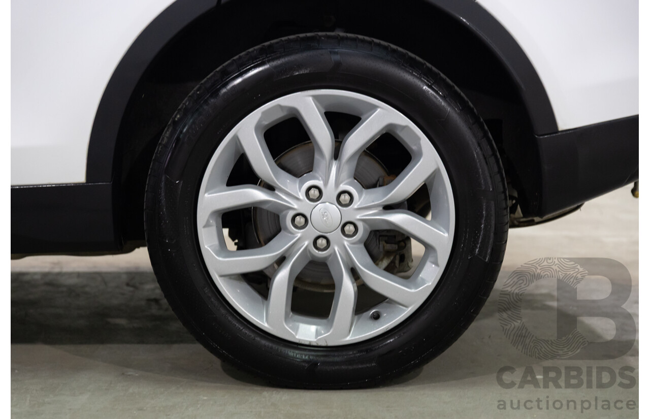 01/2018 Land Rover Discovery Sport Td4 HSE (132kW AWD) L550 MY18 4d Wagon Fuji White Turbo Diesel 2.0L - 7 Seater