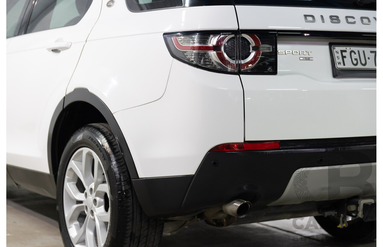 01/2018 Land Rover Discovery Sport Td4 HSE (132kW AWD) L550 MY18 4d Wagon Fuji White Turbo Diesel 2.0L - 7 Seater