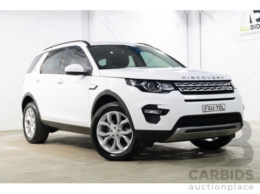 01/2018 Land Rover Discovery Sport Td4 HSE (132kW AWD) L550 MY18 4d Wagon Fuji White Turbo Diesel 2.0L - 7 Seater
