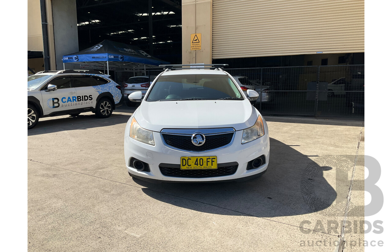 2/2014 Holden Cruze CD JH MY14 4d Sportwagon White 1.8L