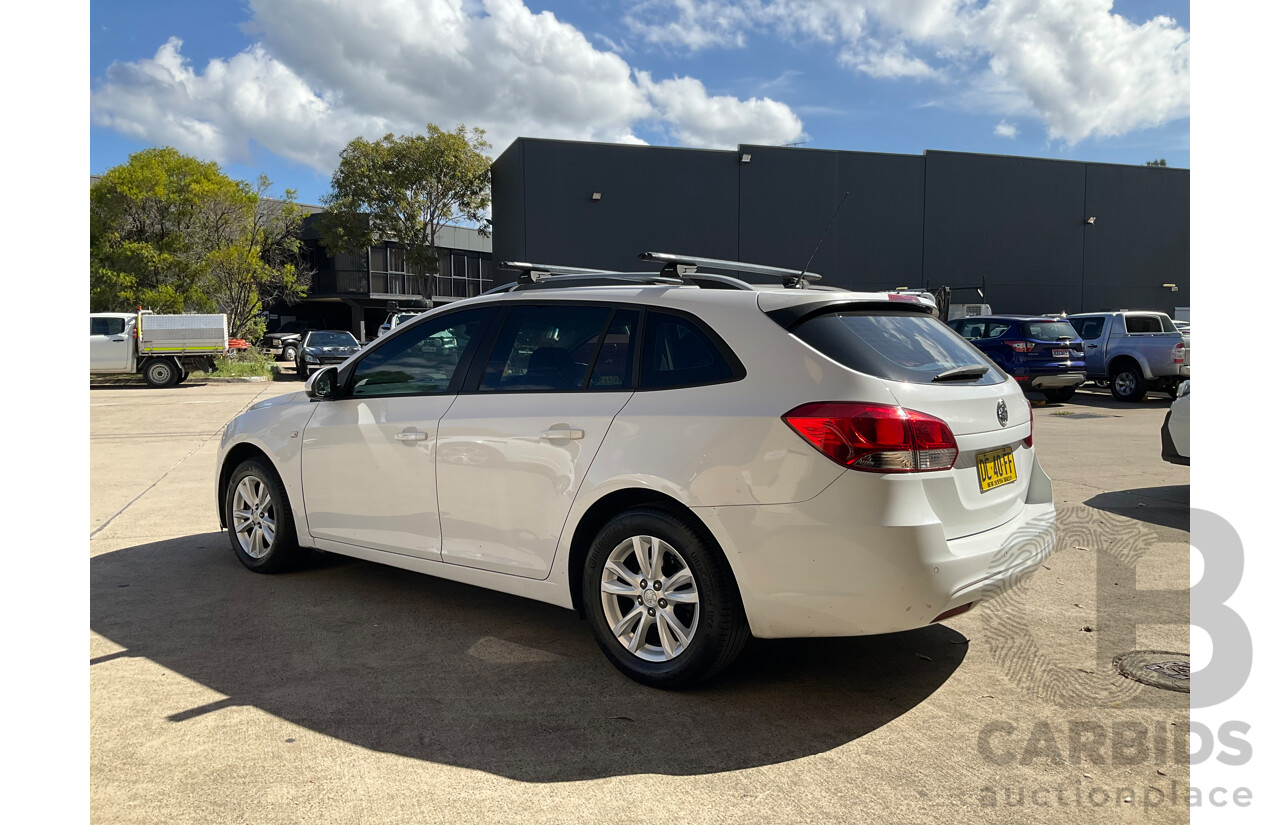 2/2014 Holden Cruze CD JH MY14 4d Sportwagon White 1.8L
