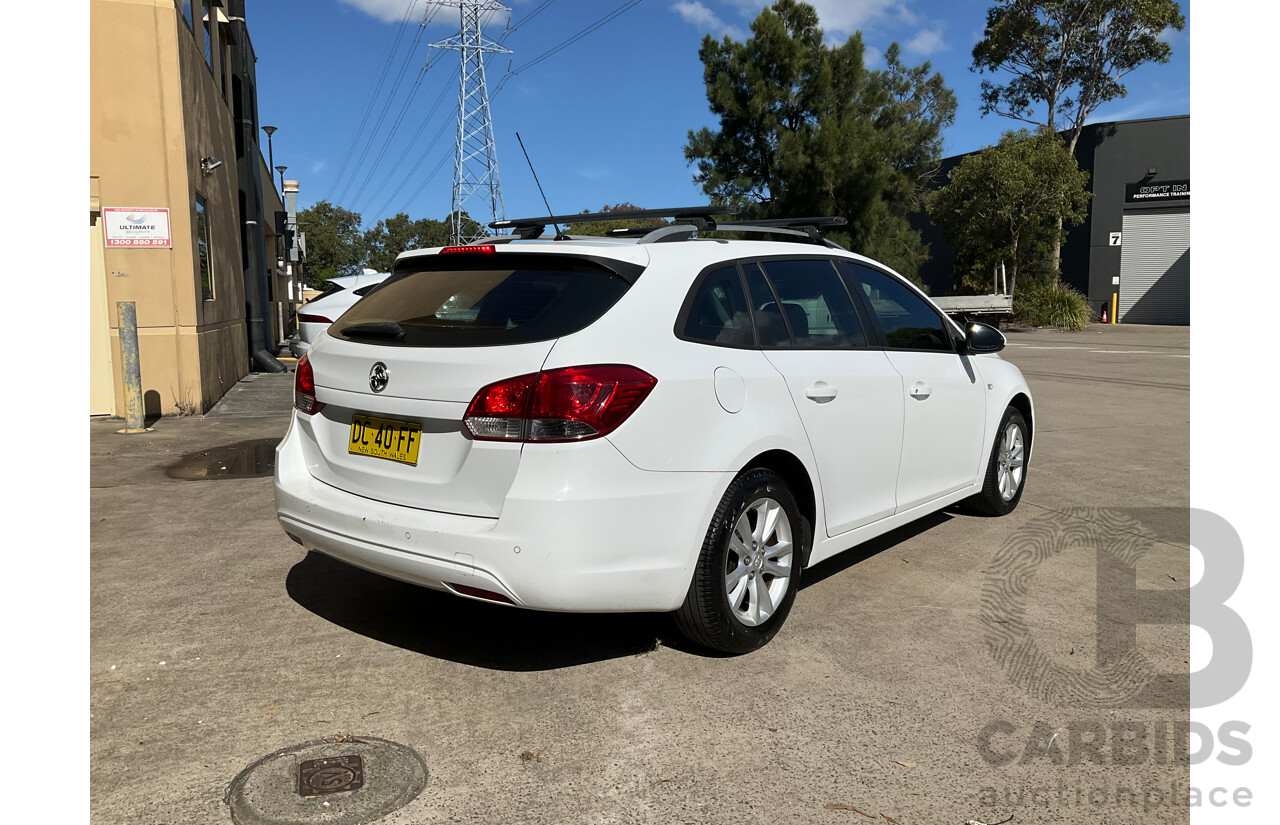 2/2014 Holden Cruze CD JH MY14 4d Sportwagon White 1.8L