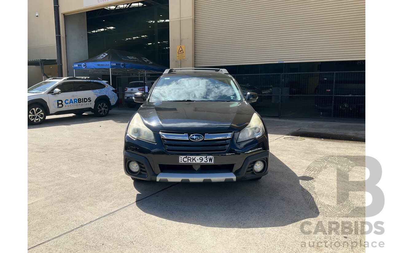 10/2013 Subaru Outback 2.5i (AWD) MY14 4d Wagon Black 2.5L