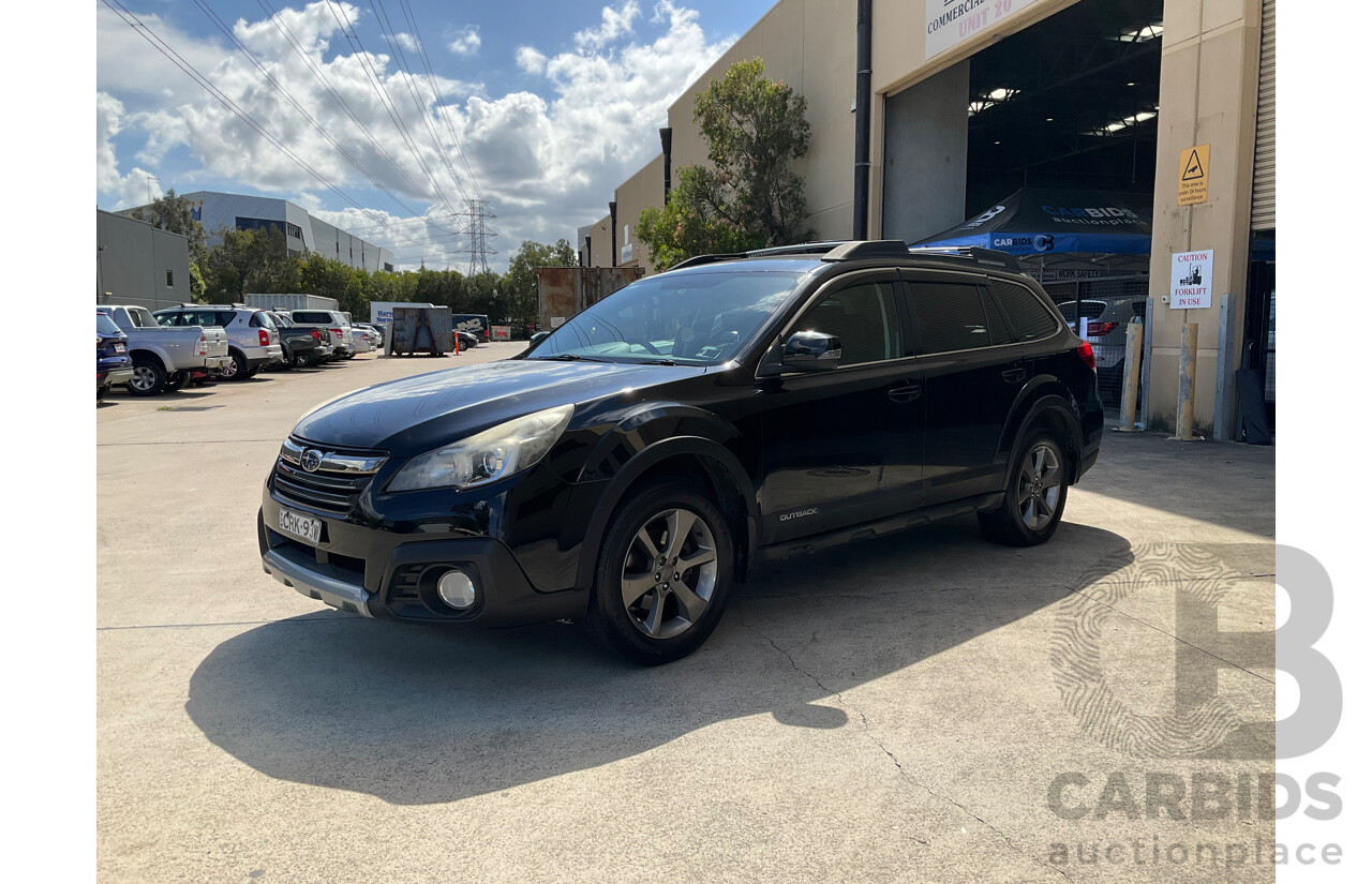 10/2013 Subaru Outback 2.5i (AWD) MY14 4d Wagon Black 2.5L