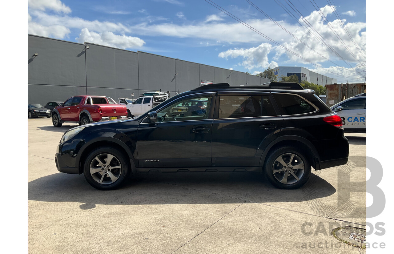 10/2013 Subaru Outback 2.5i (AWD) MY14 4d Wagon Black 2.5L