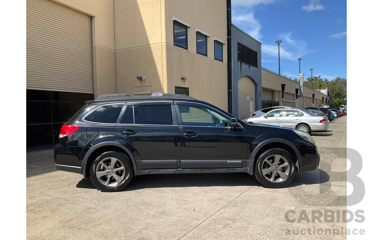 10/2013 Subaru Outback 2.5i (AWD) MY14 4d Wagon Black 2.5L