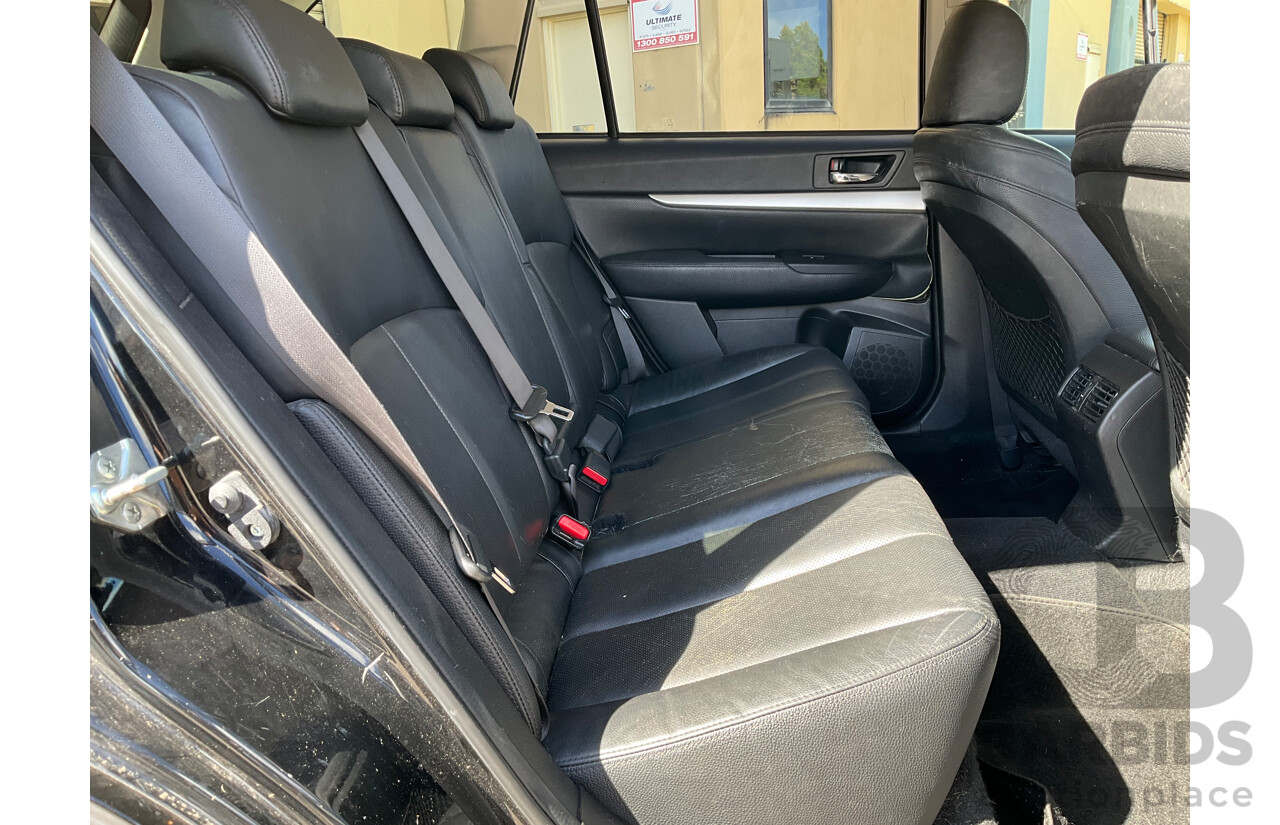 10/2013 Subaru Outback 2.5i (AWD) MY14 4d Wagon Black 2.5L