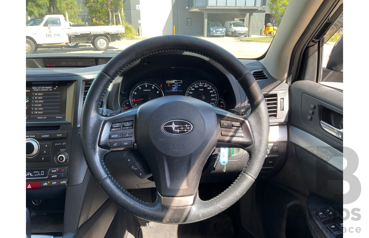 10/2013 Subaru Outback 2.5i (AWD) MY14 4d Wagon Black 2.5L