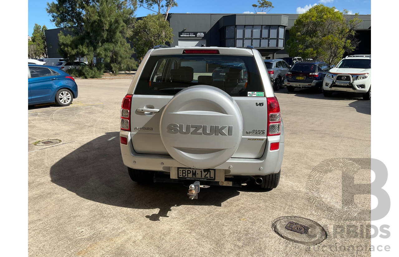 3/2010 Suzuki Grand Vitara Prestige (4x4) JT MY09 4d Wagon Silver V6 3.2L