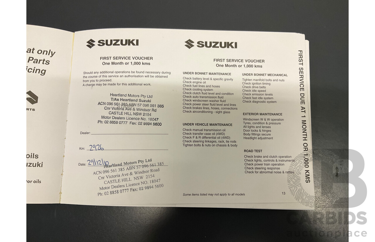3/2010 Suzuki Grand Vitara Prestige (4x4) JT MY09 4d Wagon Silver V6 3.2L