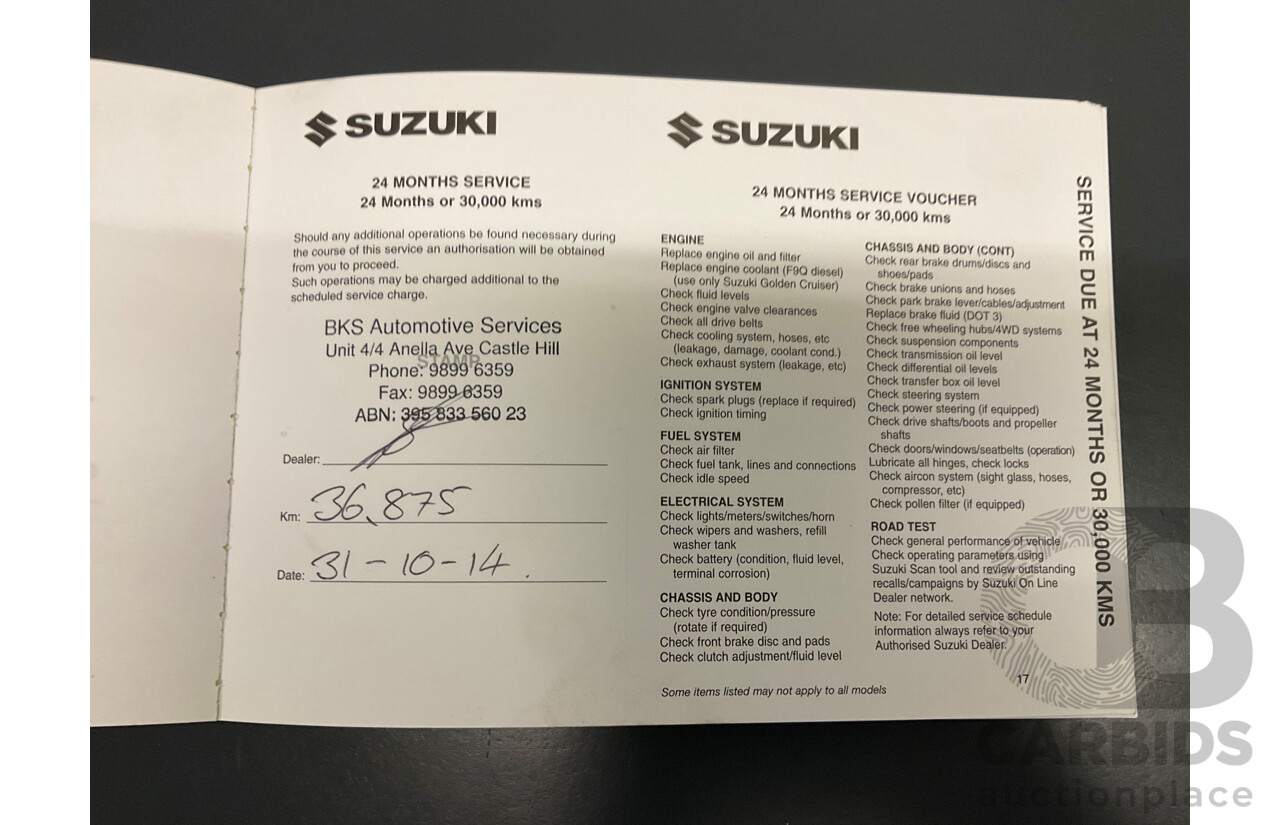 3/2010 Suzuki Grand Vitara Prestige (4x4) JT MY09 4d Wagon Silver V6 3.2L