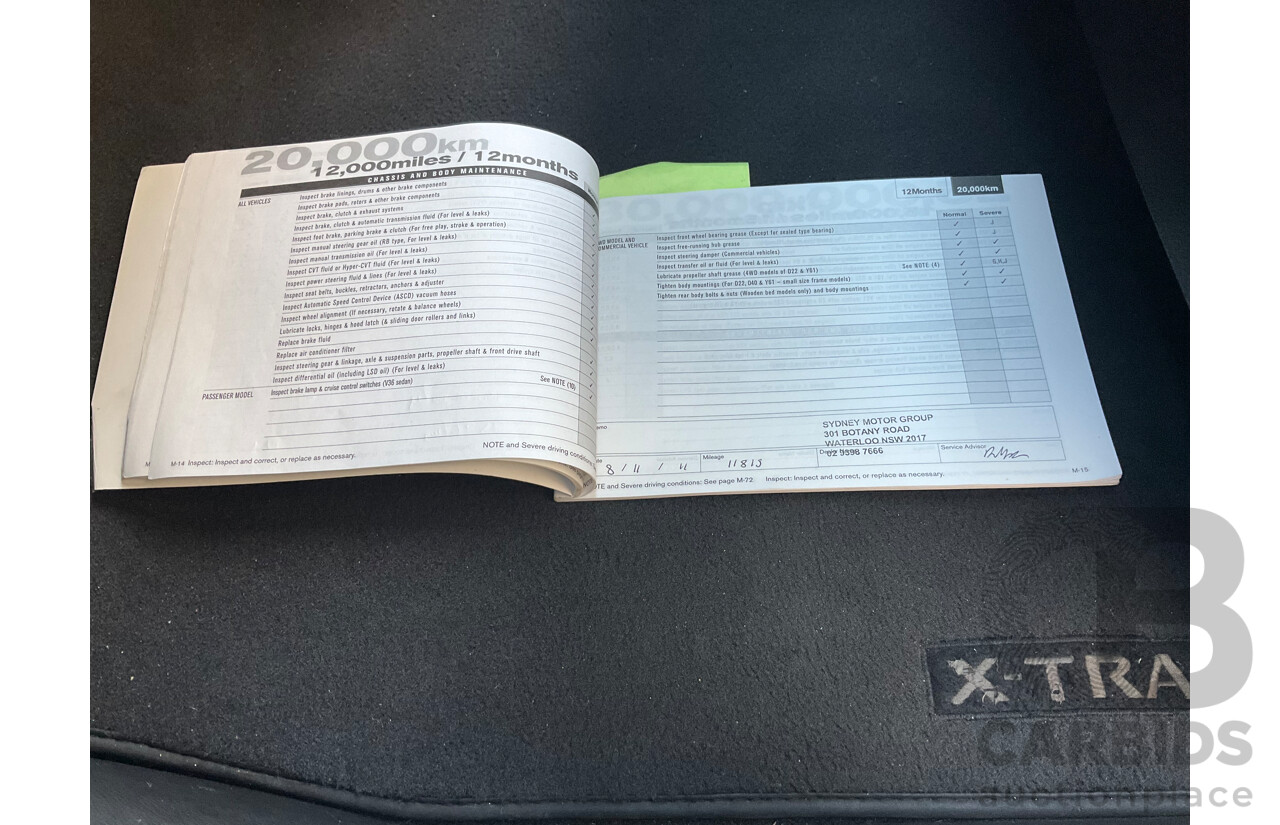 7/2008 Nissan X-Trail TS (4x4) T31 4d Wagon Silver 2.0L