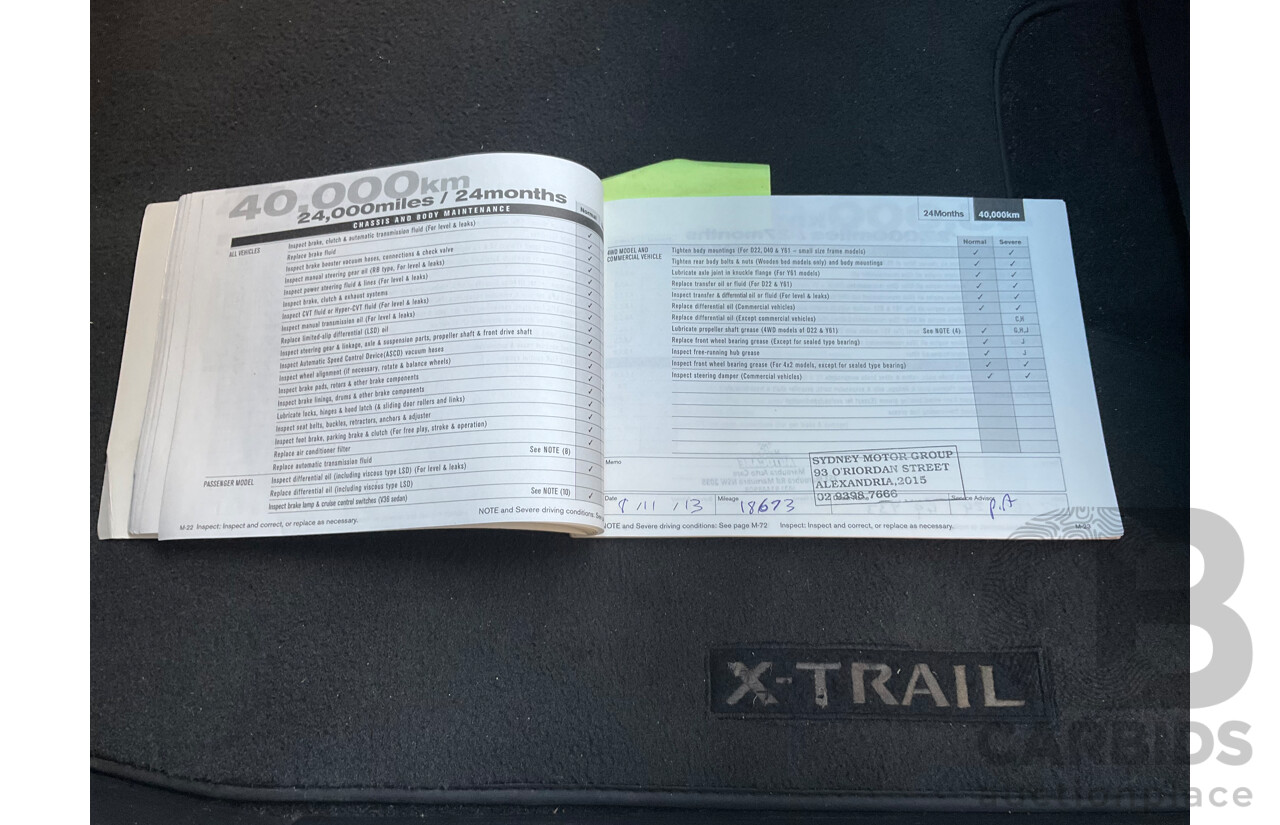 7/2008 Nissan X-Trail TS (4x4) T31 4d Wagon Silver 2.0L