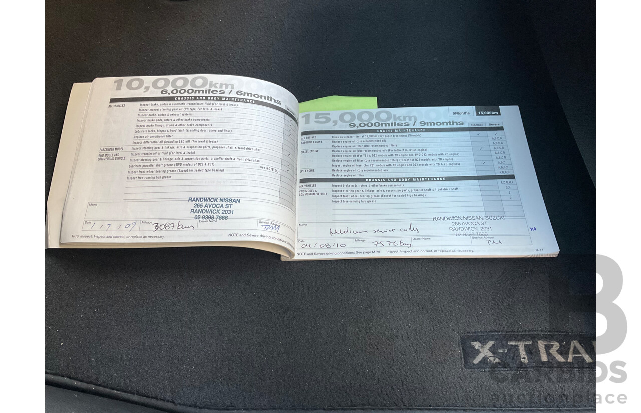 7/2008 Nissan X-Trail TS (4x4) T31 4d Wagon Silver 2.0L