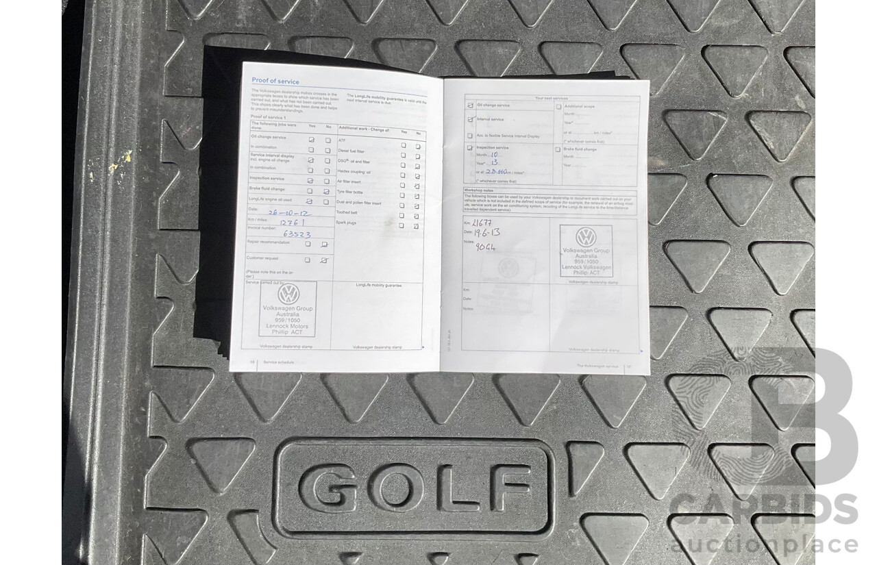 10/2011 Volkswagen Golf 118 TSI Comfortline 1K MY12 4d Wagon Toffee Brown Metallic Twincharged 1.4L