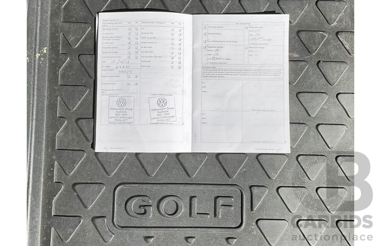 10/2011 Volkswagen Golf 118 TSI Comfortline 1K MY12 4d Wagon Toffee Brown Metallic Twincharged 1.4L