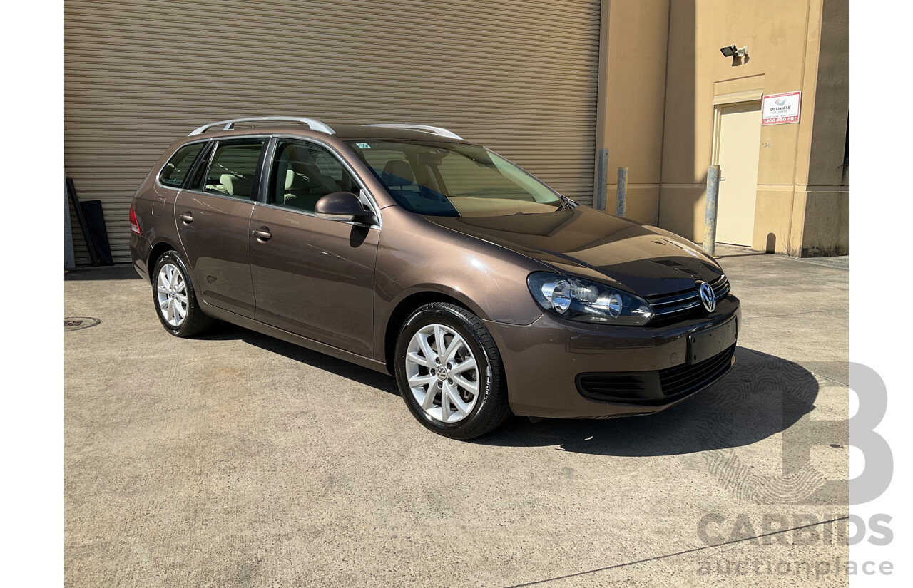 10/2011 Volkswagen Golf 118 TSI Comfortline 1K MY12 4d Wagon Toffee Brown Metallic Twincharged 1.4L