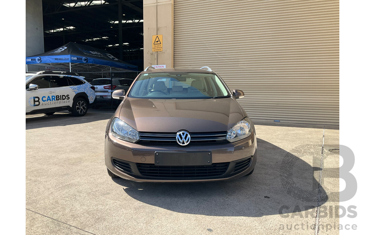 10/2011 Volkswagen Golf 118 TSI Comfortline 1K MY12 4d Wagon Toffee Brown Metallic Twincharged 1.4L