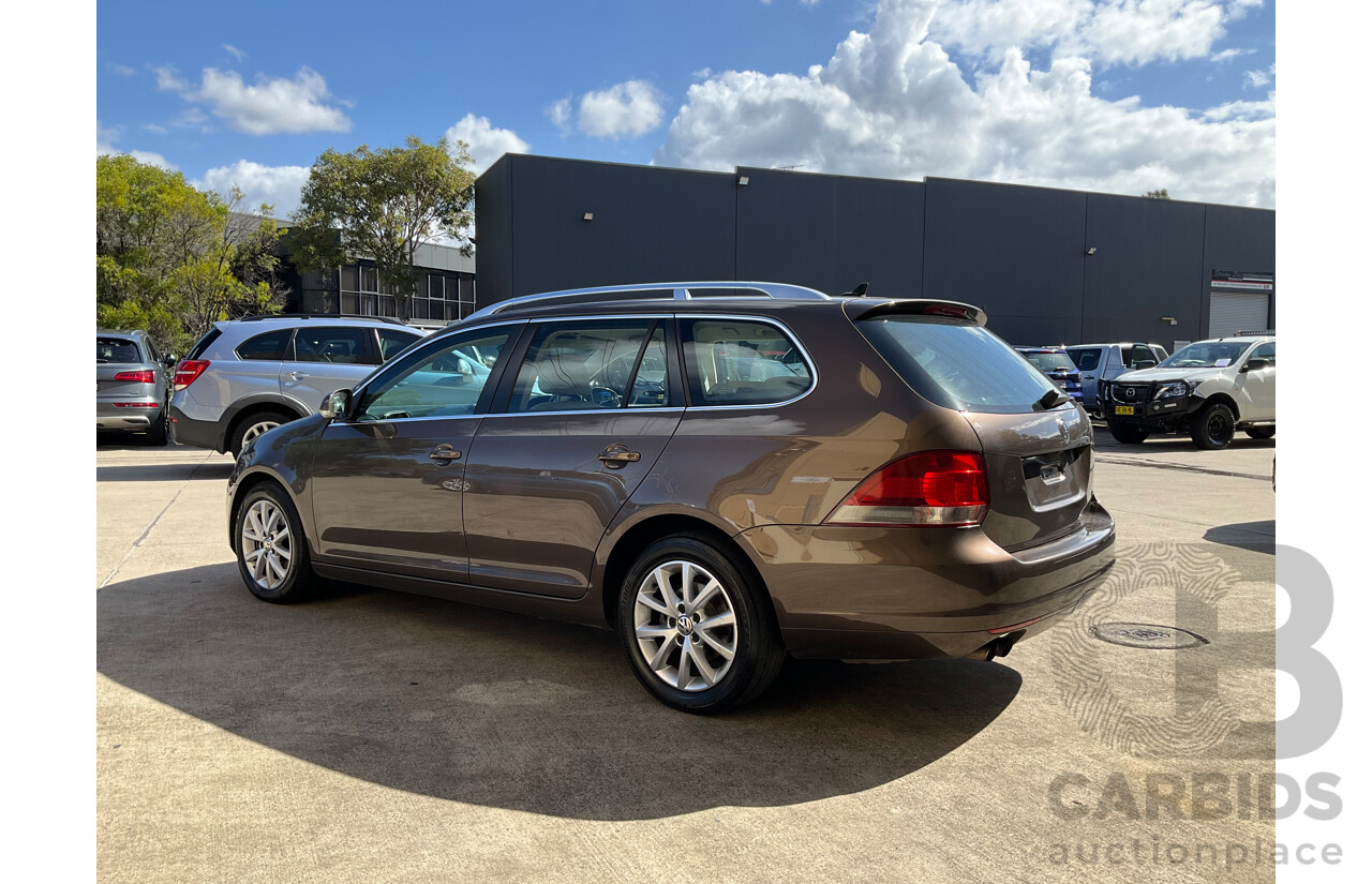 10/2011 Volkswagen Golf 118 TSI Comfortline 1K MY12 4d Wagon Toffee Brown Metallic Twincharged 1.4L