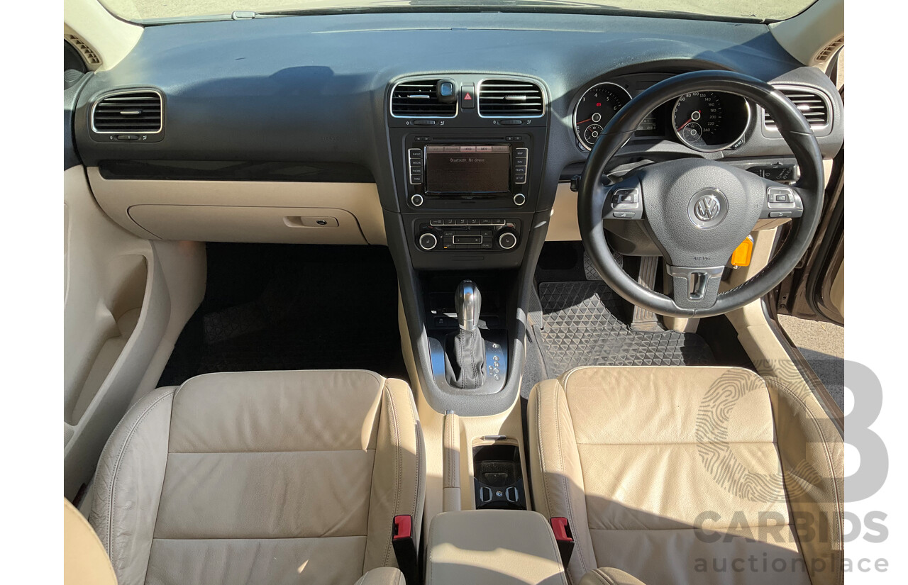 10/2011 Volkswagen Golf 118 TSI Comfortline 1K MY12 4d Wagon Toffee Brown Metallic Twincharged 1.4L