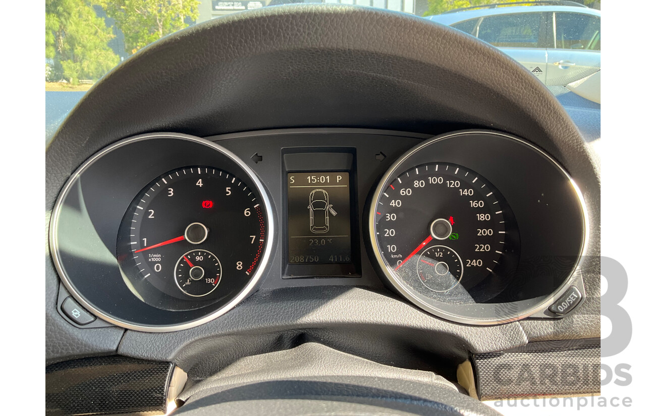 10/2011 Volkswagen Golf 118 TSI Comfortline 1K MY12 4d Wagon Toffee Brown Metallic Twincharged 1.4L