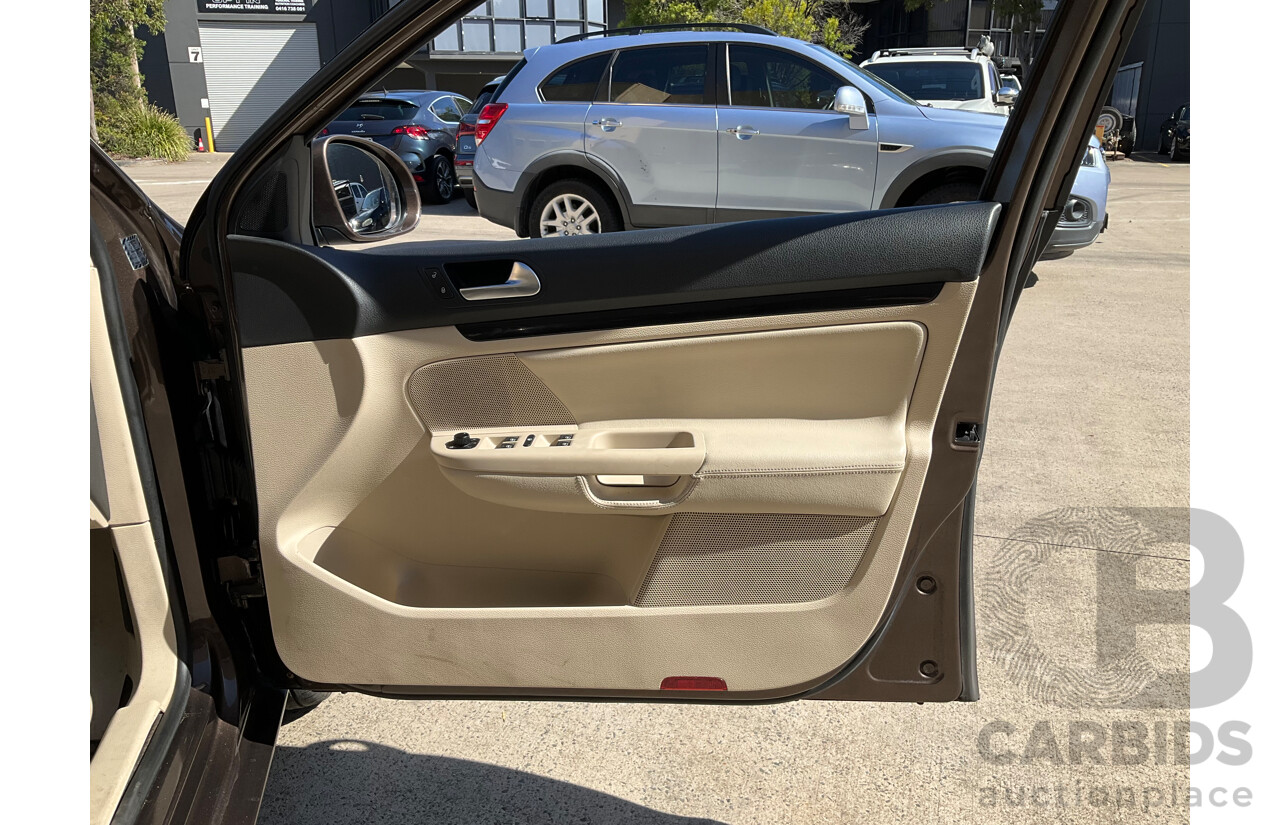 10/2011 Volkswagen Golf 118 TSI Comfortline 1K MY12 4d Wagon Toffee Brown Metallic Twincharged 1.4L