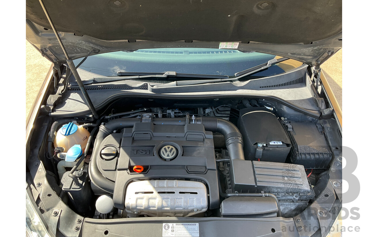 10/2011 Volkswagen Golf 118 TSI Comfortline 1K MY12 4d Wagon Toffee Brown Metallic Twincharged 1.4L