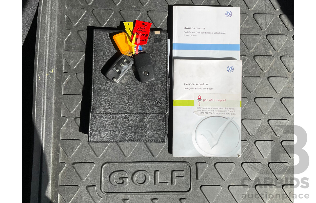 10/2011 Volkswagen Golf 118 TSI Comfortline 1K MY12 4d Wagon Toffee Brown Metallic Twincharged 1.4L