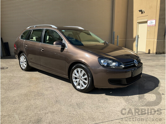 10/2011 Volkswagen Golf 118 TSI Comfortline 1K MY12 4d Wagon Toffee Brown Metallic Twincharged 1.4L
